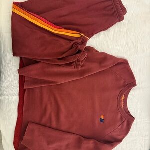 Red Aviator Nation set (top: small; bottoms: large)